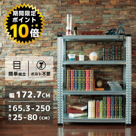 メタルシステム【幅172.7cmシリーズ】SUPER123【METALSISTEM スチールラック 棚 ラック 収納棚 メタルラック おしゃれ 組立簡単 スチール棚 業務用 陳列棚 オフィス家具 メタルシェルフ 店舗什器】
