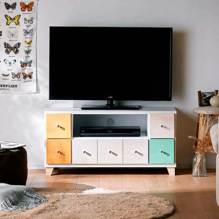 楽天市場】テレビボード テレビ台 リビング収納 95cm 幅 95 パステル 