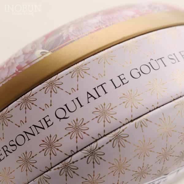 ラ・サブレジエンヌ ラウンド缶 宝石箱 アプリコット フランス産 クッキー ギフト | イノブンオンラインショップ