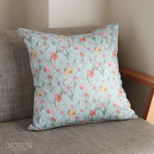 ���o�e�B �N�b�V�����J�o�[ �X�v�����O�E�u���[���X �u���[ 45 x 45cm Spring Blooms �t���[���b�g�����h�� �V���� �Z�[��