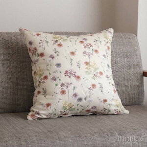���o�e�B �N�b�V�����J�o�[ �|���J�E�t���[���� �C�G���[ 45 x 45cm Polka Floral �t���[���b�g�����h��