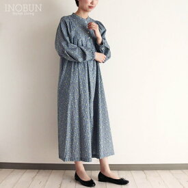 J.Sloane リバティ エスニック風ワンピース 長袖 Abasan Spot/XE パークス セール SALE