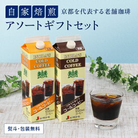 イノダコーヒ リキッドコールコーヒー 2本詰合せ アイスコーヒー コーヒーギフト 高級 コーヒー アイス珈琲 プレゼント ギフト 父の日 母の日 誕生日 内祝い お返し