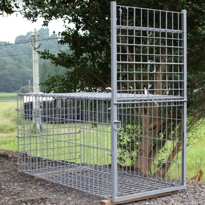 楽天市場】箱罠 片扉 檻 イノシシ いのしし 猪 シカ 鹿 しか キョン 中 