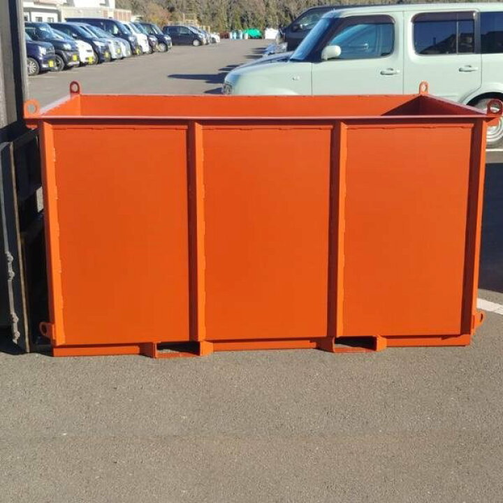 楽天市場 激安 2立米 コンテナ 鉄箱 バッカン 産廃ボックス サンチャンボックス 福山通運営業所止め 箱罠 くくり罠 イノホイ楽天市場店