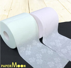 トイレットペーパー　漉き合せ高級紙　雲竜紙ペーパームーン【PAPER MOON】ダブル30m8個入ロール箱×4箱入　合計32ロール