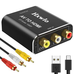 RCA to HDMI ϊRo[^[  A~Ov AV to HDMI ϊ AiORCAR|WbgiԁAAj3F[q HDMI ϊA_v^ ÂDVDR[_[/JZbgfbL/TV Box/ÂQ[@iP