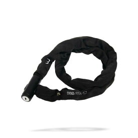 BBB(ビービービー) 自転車カギ式ロック CHAINLOCK(チェーンロック) カギ3本付属 太さ4.5mmX長さ100cm ブラック BBL-67 30402
