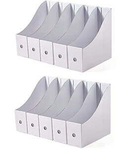 Panavage ファイルボックス A4 紙 収納ボックス 小物入れ ファイルスタンド 事務用品 組み立て式