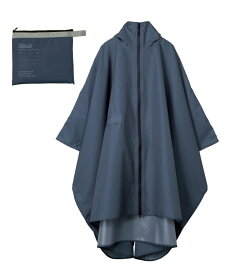 Wpc. IZA レインブレーカーポンチョ メンズ レディース イーザ レインコート レインウェア 男性 女性 シンプル おしゃれ 大きい ツバ付きフード 止水ファスナー ポケット付き はっ水 通勤 通