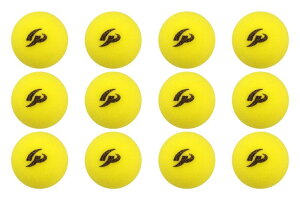 GP (ジーピー) 野球 バッティング トレーニング ボール スポンジ 黄色 70mm 【12個入り/2個入り】