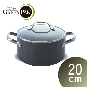 �yGREENPAN/�O���[���p���z���F�j�X �v�� �L���Z���[���i�����j20CM �K���X�W�t���yIH/�K�X�ΑΉ��z�y�M�t�g��E�̂��������ꖳ���z[�ƒ�p�i][7821-1]