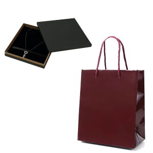 ギフトボックス 貼箱 6箱+6袋セット 7151 W190×D180×H26 紙袋 W220×D120×H260 コンビケース 箱横入れ ジュエリー アクセサリー用 箱 ギフトボックス アクセサリー ジュエリー ラッピング ジュエリー