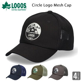 ロゴス LOGOS サークルロゴ メッシュ キャップ 帽子 メッシュキャップ ブランド 大人 深め サイズ調節可能 ユニセックス アウトドア LS3Q207Z
