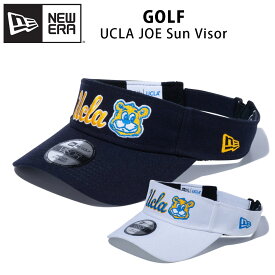 ニューエラ ゴルフ UCLA ジョー サンバイザー SUN VISOR スポーツ コラボ サイズ調節可能 ブランド 熱中症対策 日焼け対策 UV対策 日よけ GOLF JOE　バイザー