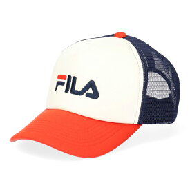 フィラ FILA ロゴ メッシュキャップ 切替 バイカラー 帽子 ブランド ユニセックス サイズ調節可能 fila 126313207