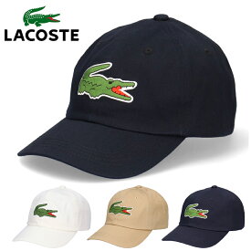 ラコステ ビックロゴ レザーベルト キャップ LACOSTE ビックワニ 帽子 サイズ調節可能 メンズ レディース ブランド ロゴ ビックロゴ lacoste L1148