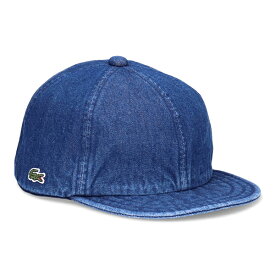 ラコステ デニム サイドロゴ キャップ LACOSTE 帽子 デニムキャップ メンズ レディース ブランド ロゴ サイズ調節可能 L1261
