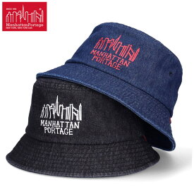 マンハッタン ポーテージ デニム プリント バケットハット ハット Manhattan Portage バケハ ブランド 大人 Denim Bucket Hat MP240