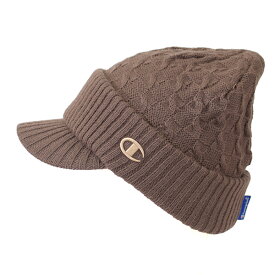 チャンピオン つば付き ニットキャップ つば付き ニット帽 バイザーニットキャップ ゴルフ あったか Champion visor knit cap 491-0041