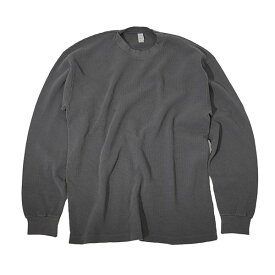 ロサンゼルスアパレル 長袖 Tシャツ ロンT LOS ANGELES APPAREL ブランド メンズ レディース 無地 サーマル クルーネック 製品染め アメカジ 厚手 ブラック ホワイト 黒 白 無地TEE シンプル 長袖TEE tee LA LAアパレル