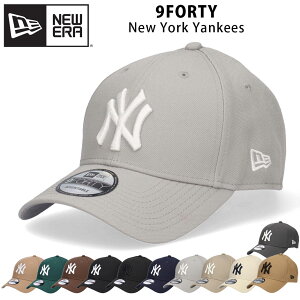 ニューエラ 9FORTY ニューヨーク ヤンキース キャップ NEW ERA 940 NY ベーシック サイズ調節可能 