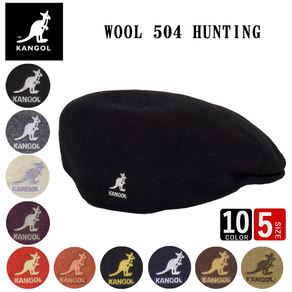 カンゴール(kangol) 504 ウール ハンチング メンズ帽子・キャップ 