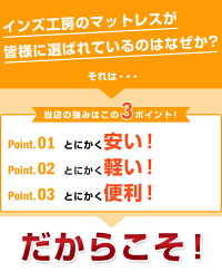 【日本製】国産四つ折りマットレス硬さ均一タイプ衝撃吸収5cm