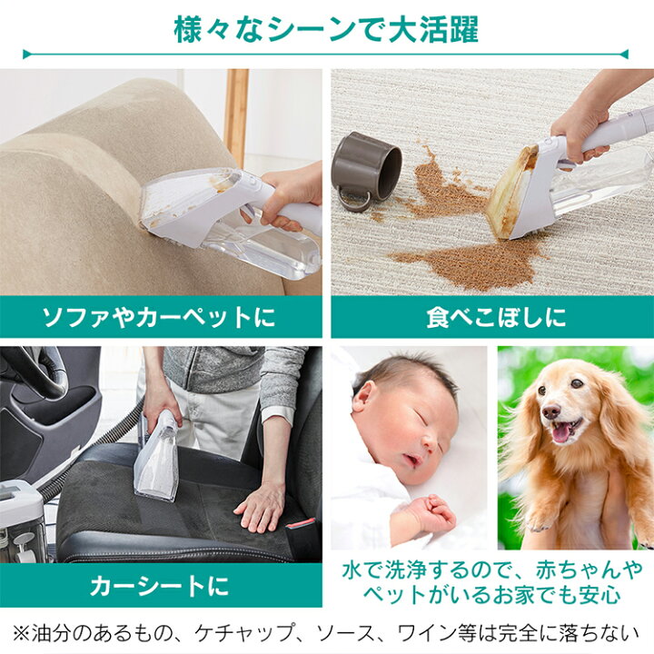 リンサークリーナー Rns 300送料無料 クリーナー カーペットクリーナー 水洗い 水で洗う 掃除 カーペット 掃除