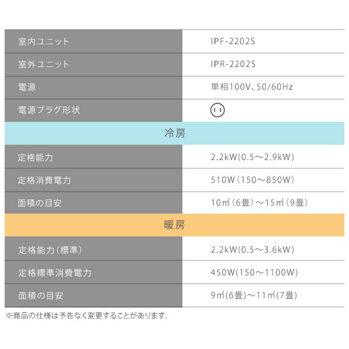 楽天市場】[26年モデル!!] エアコン 6畳 工事費込み 工事費込 2.2kW 