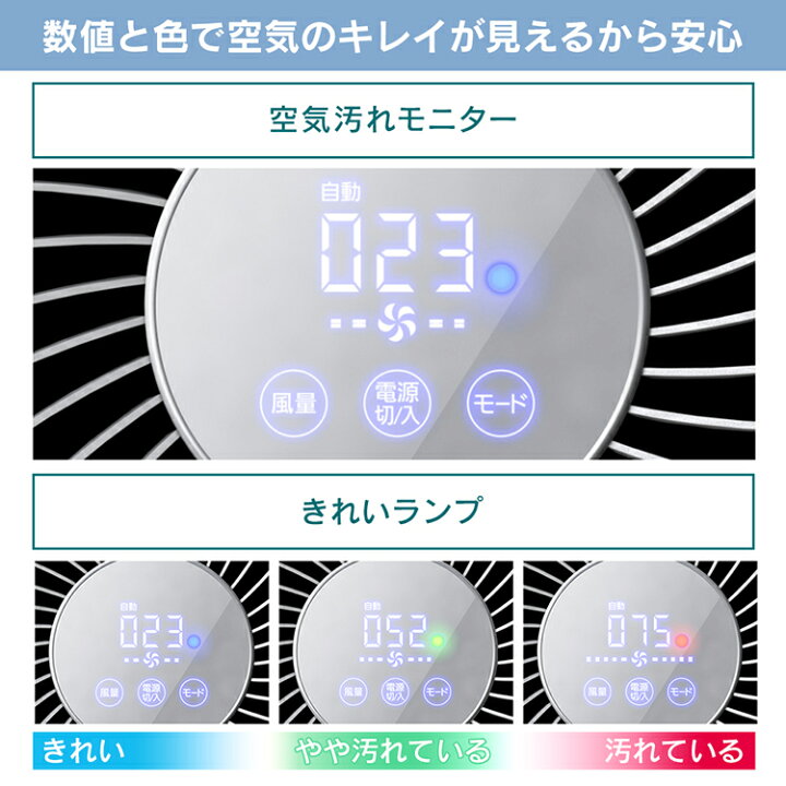 楽天市場】空気清浄機 28畳 静音 スピード清浄 360°吸引 ホコリ 