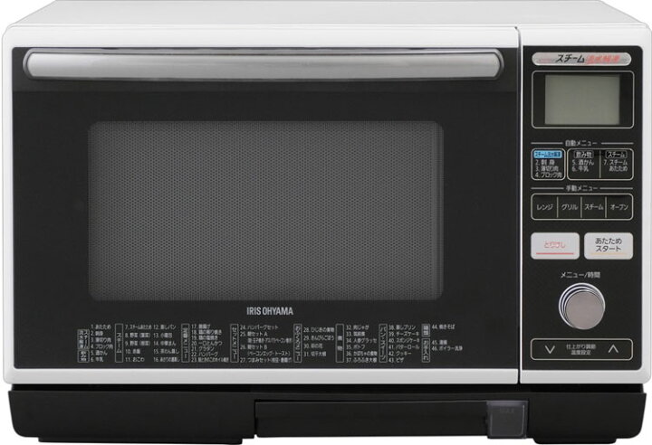 楽天市場】オーブンレンジ 24L アイリスオーヤマ フラット スチーム 