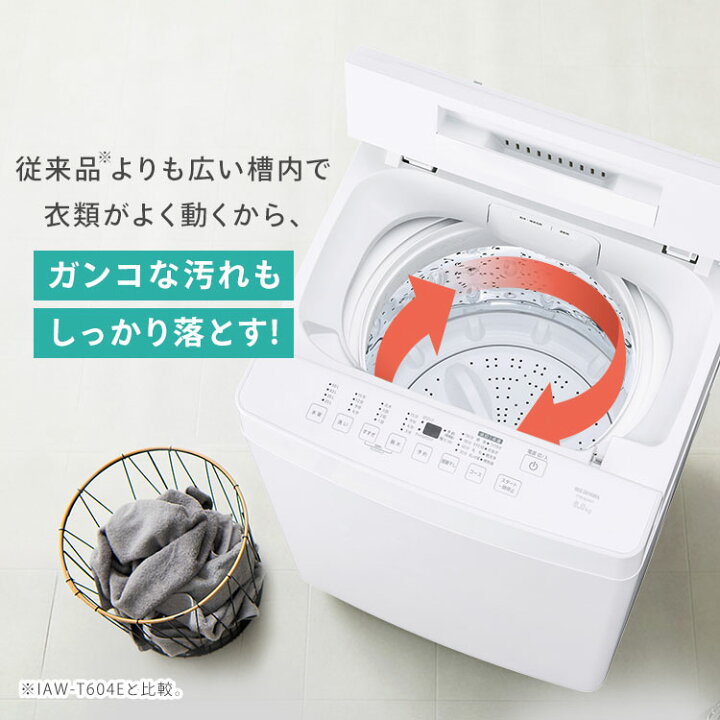 楽天市場】洗濯機 6kg 全自動洗濯機 一人暮らし コンパクト 縦型  