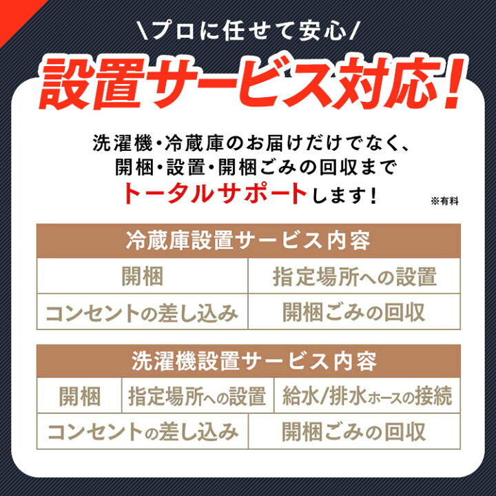 楽天市場】家電セット 2点 一人暮らし 新品 冷蔵庫 162L 洗濯機 8kg 
