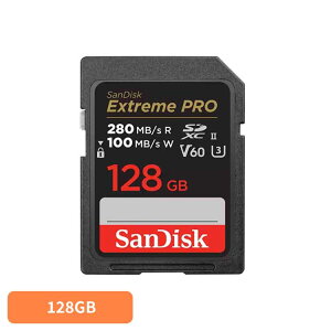 SanDisk Extreme PRO UHS-II V60 128GB SDSDXEP-128G-JNJIPSD�J�[�h 128GB sandisk �T���f�B�X�N �R���p�N�g ��e�� �f�[�^�ۑ� ���ϋv ���掿 �T���f�B�X�N