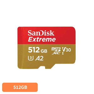 SanDisk Extreme microSDXC UHS-IJ[h 512GB SDSQXAV-512G-JN3MDSDJ[h 512GB sandisk TfBXN RpNg e f[^ۑ ϋv 掿 TfBXN