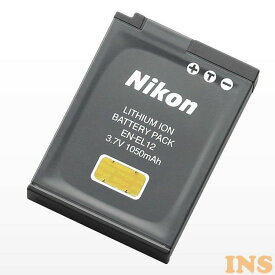 ニコン Li-ionリチャージャブルバッテリー EN-EL12EN-EL12 チャージャブル バッテリー 予備 交換用 Nikon デジカメ 充電池 アクセサリー バッテリーパック 【D】 送料無料
