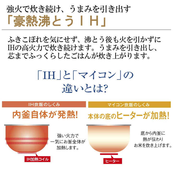 楽天市場 炊飯器 象印 1升 Nw Vb18 Ta送料無料 Ih 炊飯ジャー Ihジャー Ih炊飯器 一人暮らし おしゃれ 調理家電 キッチン家電 Ih炊飯器 圧力ih炊飯ジャー 極め炊き 白米 玄米 ケーキ 料理 厚釜 ブラウン D 照明とエアコン イエプロ