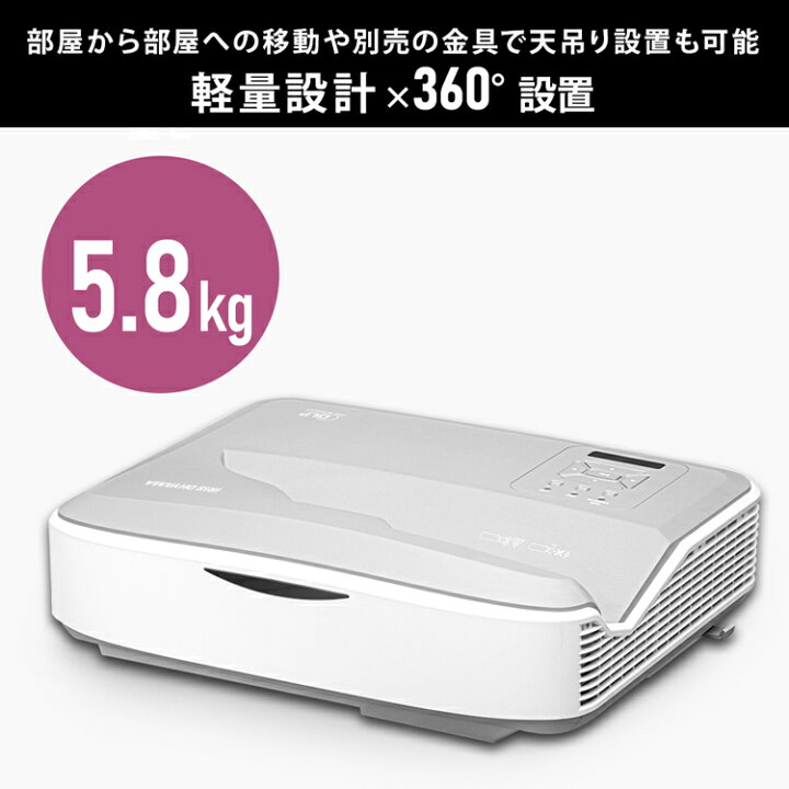 楽天市場】プロジェクター 小型 アイリスオーヤマ * プロジェクター 