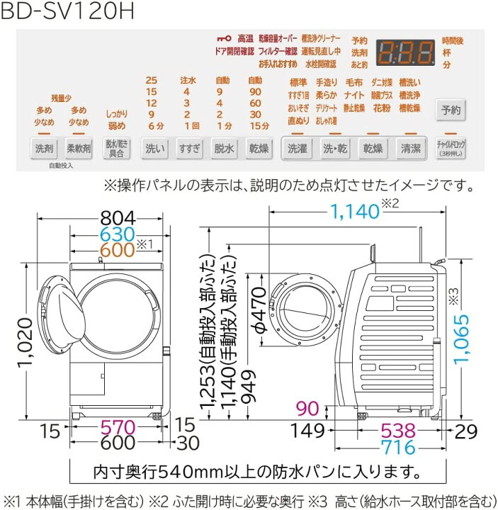 楽天市場】日立 ドラム式洗濯乾燥機 洗濯12kg 乾燥6kg ホワイト ビッグ 