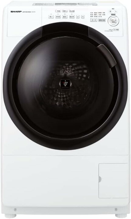 福岡市内配送設置無料 シャープ SHARP ES-S7C-WL [ドラム式洗濯乾燥機 