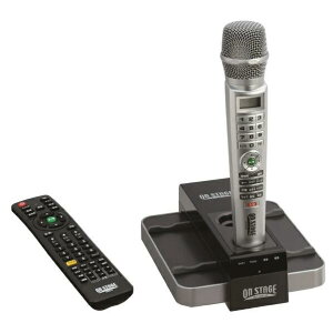 オン・ステージ パーソナルカラオケ PK-WA100(S) デジタルワイヤレスタイプ 内蔵1200曲/通信カラオケ対応/HDMI出力/2チップスロット お家カラオケ家庭用カラオケマシン 送料無料(※一部地域を