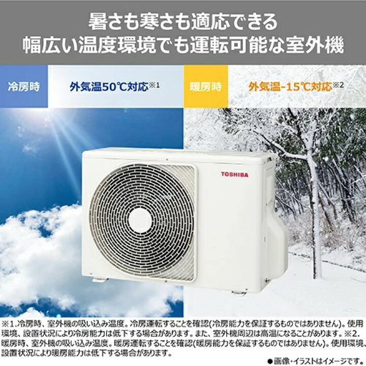 楽天市場】東芝(TOSHIBA) エアコン 6畳用 2.2kW 東芝 U-Mシリーズ RAS 
