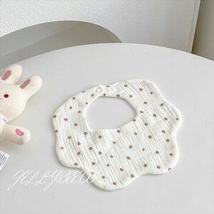 【2点購入で20%OFF!】★まとめ割り★スタイセット よだれかけ 出産お祝い プレゼント 新生児用 赤ちゃん スタイ よだれカバー ガーゼ 花びら型 女の子 男の子 可愛い お洒落 360度回転 スナッ