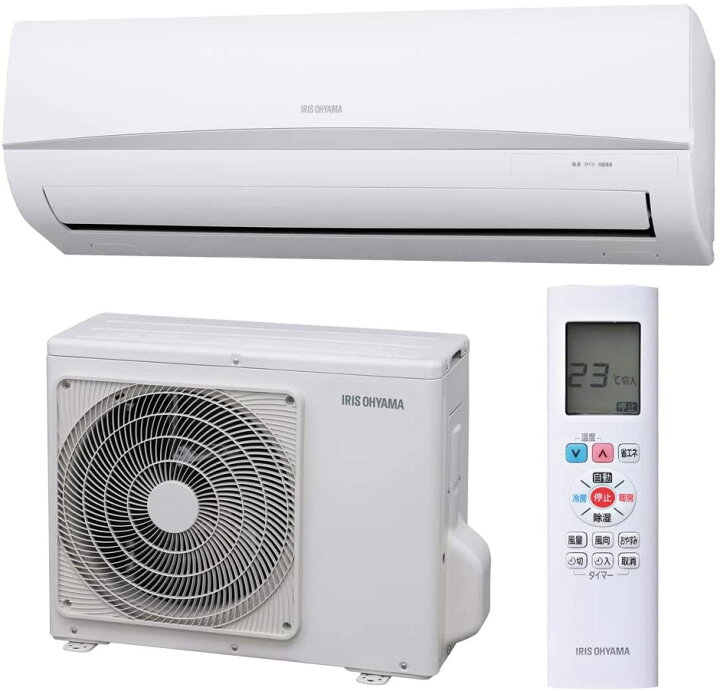 格安☆10畳用 アイリスオーヤマ ルームエアコン IRR-2818C-W