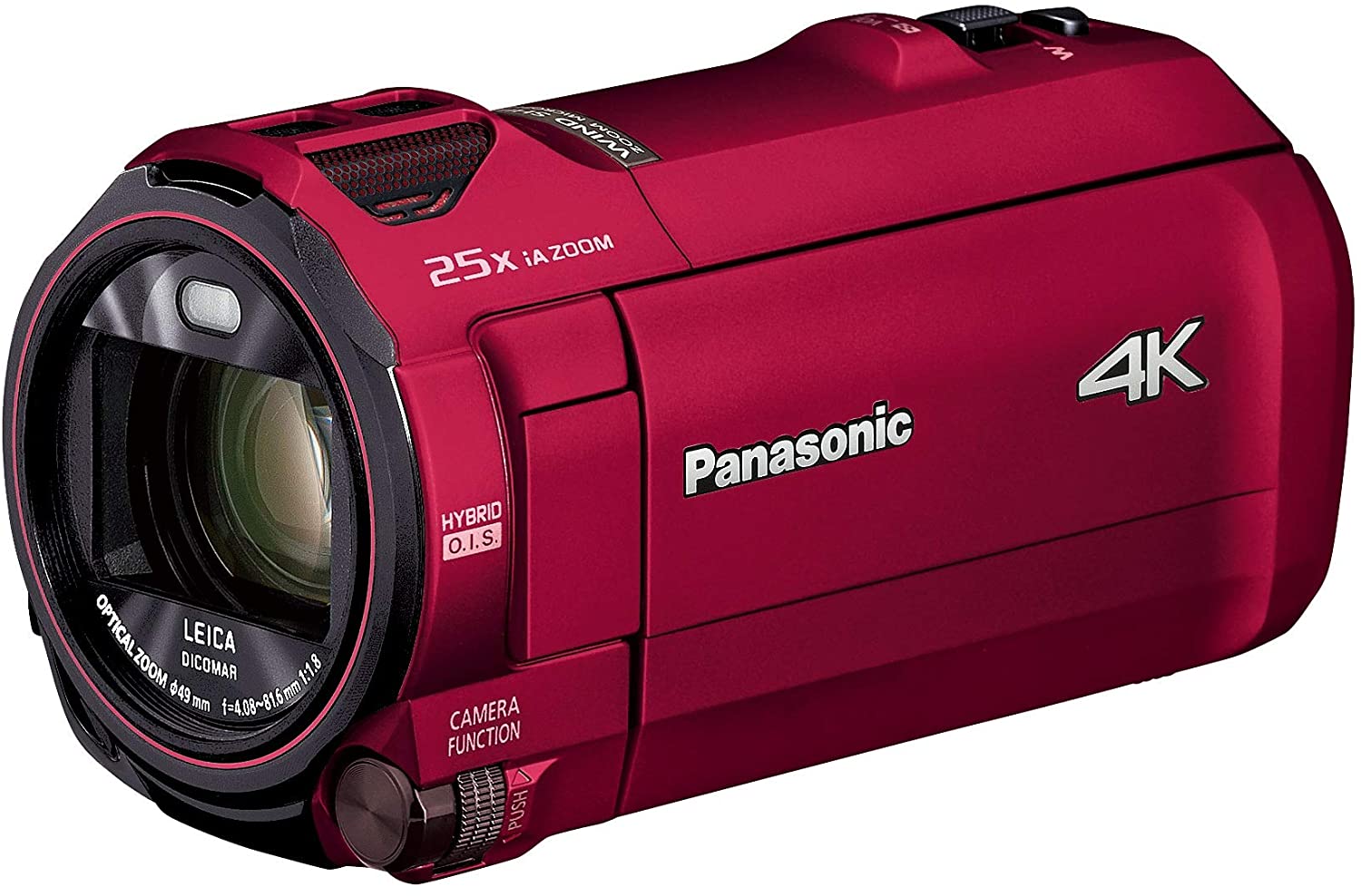 パナソニック 4K ビデオカメラ VX992M 64GB 光学20倍ズーム アーバンレッド HC-VX992M-R 送料無料