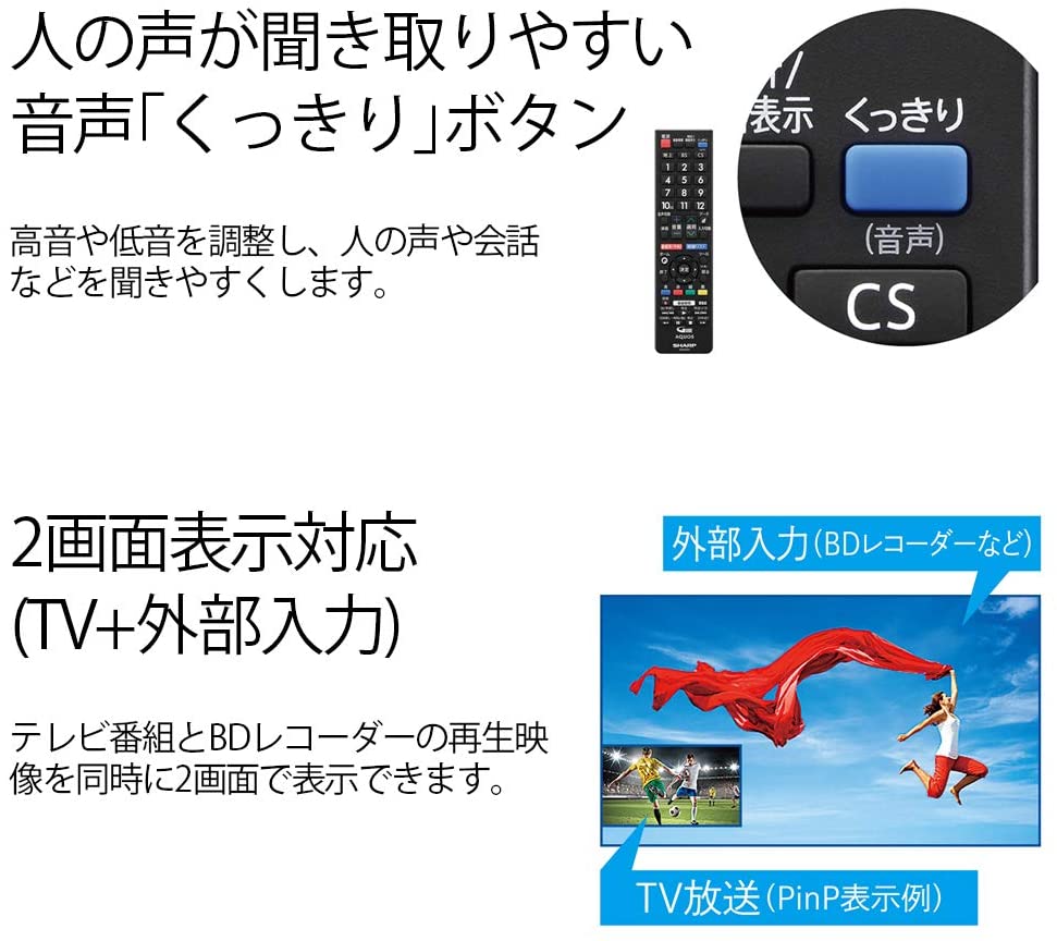 楽天市場】シャープ 22V型 AQUOS フルハイビジョン 液晶テレビ 2T