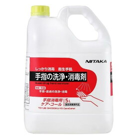 【送料無料】ニイタカ 手指消毒用セーフコール 5L ×4本（1ケース）｜ 業務用 大容量 アルコール消毒液 医薬部外品