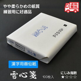 画仙紙 雪心箋 条幅紙 書道用紙 機械漉画仙紙 因州和紙 書道 習字 水墨画用紙 JA展 JA書道コンクール JA共済書道コンクール