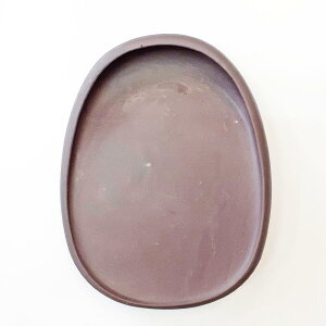 上麻子坑 端渓硯 楕円型 5吋 硯 書道硯 ましこう たんけいけん